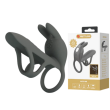 Pretty Love Master Ring - Matty Vibrating Couples Cock Ring Sleeve (Grey)
